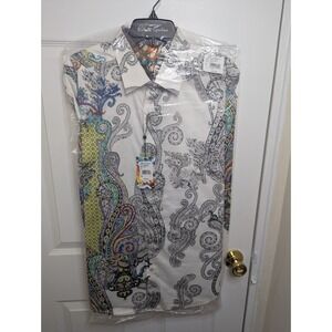 Robert Graham "Marky Mark" Men's XL Shirt New With Hanger/Tags $398 Retail